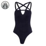 Maillot De Bain Gothique Imprimé Squelette - Vêtements Gothique Femme - s