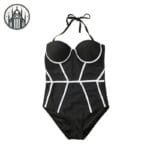 Maillot De Bain Gothique Lolita: Confortable Et Stylé - m