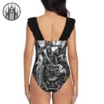 Maillot De Bain Gothique Maléfique: Livraison Standard Offerte