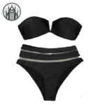 Maillot De Bain Gothique Plaine à Volants: Livraison Standard Offerte - s