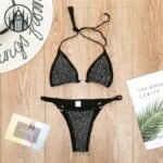 Maillot de bain gothique strass femme — Univers Gothique (vue 2)