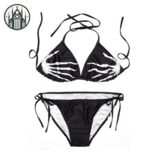 Haut Gothique Squelette Polyester — Univers Gothique