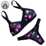 Maillot De Bain Gothique Taille Haute Offert Avec Livraison Standard! - s