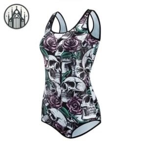 Haut Gothique Bikini Polyester — Univers Gothique