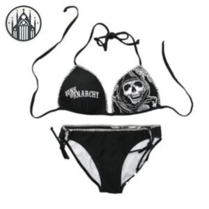 Haut Gothique Crâne Polyester — Univers Gothique