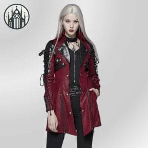 Manteau En Cuir Végan - Parfait Pour Les Froids!