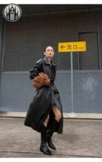 Manteau Gothique à Fermeture Double Boutonnée