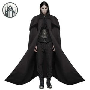 Manteau Gothique Cape Viking: Style Démoniaque Assuré!