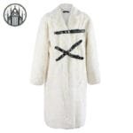 manteau gothique elegant en fourrure vegane blanc s 893 Manteau Gothique élégant En Fourrure Végane - Blanc / s