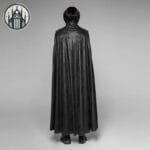 Manteau Gothique En Polyester Et Coton Confortable