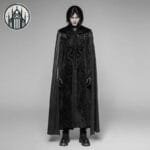 Manteau Gothique En Polyester Et Coton Confortable