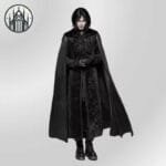 Manteau Gothique En Polyester Et Coton Confortable