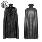 Manteau Gothique En Polyester Et Coton Confortable - s