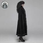 Manteau Gothique En Polyester: Style Médiéval Pour Femme