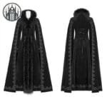 Manteau Gothique En Polyester: Style Médiéval Pour Femme