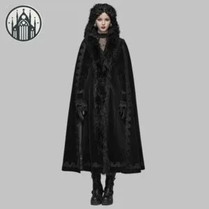 Manteau Gothique En Polyester: Style Médiéval Pour Femme