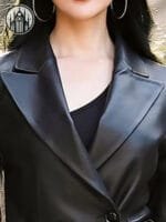 Manteau Gothique En Simili Cuir Noir Vegan - Guide Des Tailles