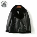 Manteau Gothique En Simili De Cuir Pour Femmes