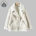 Manteau Gothique En Simili De Cuir Pour Femmes
