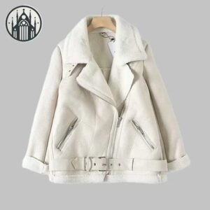 Manteau Gothique Simili Cuir Ceinture Femme — Univers Gothique