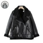 Manteau Gothique En Simili De Cuir Pour Femmes