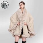 Manteau Gothique Facile D’entretien - Beige / Taille Unique