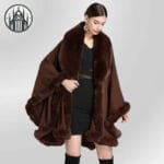 Manteau Gothique Facile D’entretien - Coffee / Taille Unique