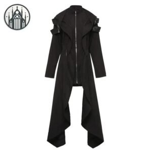 Manteau Gothique Noir Long Femme — Univers Gothique