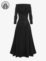Manteau Gothique Lolita Polyester — Univers Gothique (vue 2)