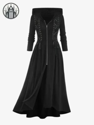 Manteau Gothique Lolita Polyester — Univers Gothique