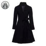 Manteau Gothique Femme Premium En Polyester Et Coton - s