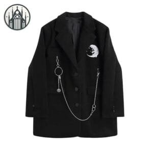 Manteau Gothique Femme: Style Démoniaque Livraison Gratuite 1 Manteau Gothique Femme: Style Démoniaque Livraison Gratuite - Xs