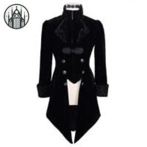 Manteau Gothique Victorien Queue-pie — Univers Gothique