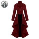 Manteau Gothique Lolita: Style Démoniaque - Rouge / s