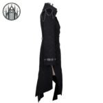 Manteau Gothique Punk Coton Cuir — Univers Gothique (vue 6)
