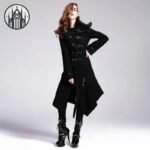 Manteau Gothique Punk Coton Cuir — Univers Gothique (vue 4)