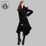 Manteau Gothique Punk Coton Cuir — Univers Gothique