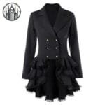 Manteau Gothique Punk Frissonnant - m