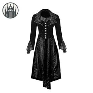 Manteau Gothique Renaissance Pour Femme - Black / s