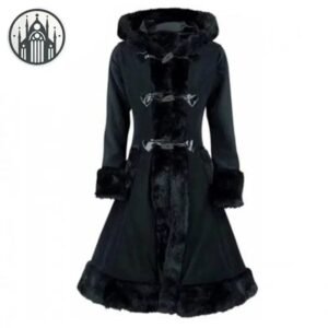 Manteau Gothique Streetwear Noir Femme — Univers Gothique