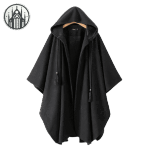 Cape Gothique Noire Longue Femme — Univers Gothique