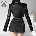 manteau gothique toutes saisons vegan en simili cuir resistant 349 Manteau Gothique Toutes Saisons Vegan En Simili Cuir Résistant