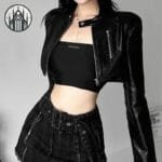 manteau gothique toutes saisons vegan en simili cuir resistant 394 Manteau Gothique Toutes Saisons Vegan En Simili Cuir Résistant