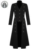 Manteau Gothique Velours Victorien Pour Un Style Démoniaque! - s