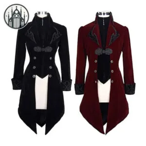 Manteau Gothique Victorien Pour Femme - Livraison Standard Offerte - Noir / s