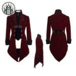 Manteau Gothique Victorien Pour Femme - Livraison Standard Offerte - Noir / Xl