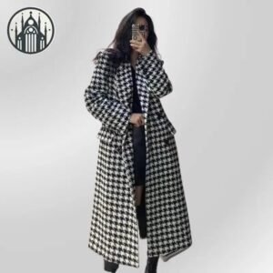 Manteau Gothique Polyester Coton Noir — Univers Gothique