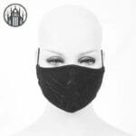 Masque Gothique Biker Ajustable: Chaud Et Coupe-vent - Araignée