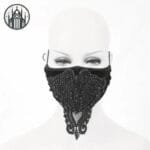 Masque Gothique Biker Ajustable: Chaud Et Coupe-vent - Dentelle