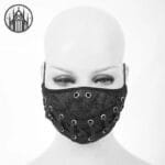 Masque Gothique Biker Ajustable: Chaud Et Coupe-vent - Lacet